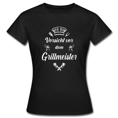 Grillen T-Shirt - Vorsicht vor dem Grillmeister Grillen Geschenk