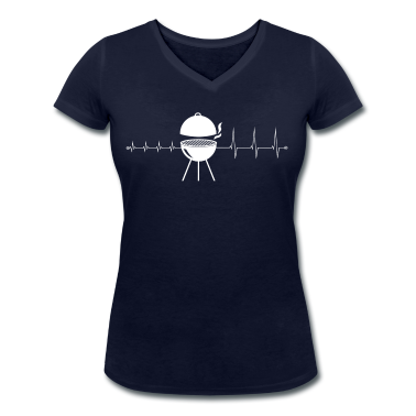 Grillen T-Shirt - Ich liebe Grillen - Herzschlag Grillen