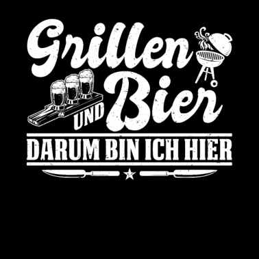 Motiv Grillen Bier Barbecue Lustiger Spruch Meister BBQ