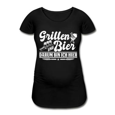 Grillen T-Shirt - Grillen Bier Barbecue Lustiger Spruch Meister BBQ