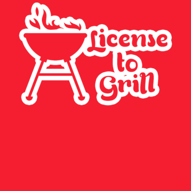 Motiv Grillen - Grillmeister - Lizenz zum Grillen