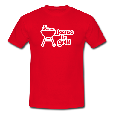 Grillen T-Shirt - Grillen - Grillmeister - Lizenz zum Grillen