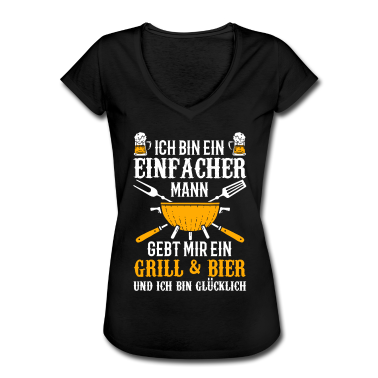 Grillen T-Shirt - Grillen Grill Geschenk Barbecue BBQ