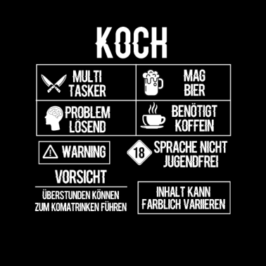 Motiv Koch Küche Köchin Kochen Küchenchef Beruf Geschenk