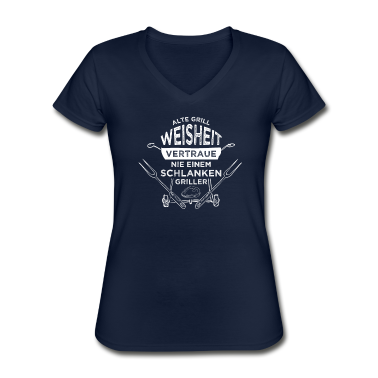 Grillen T-Shirt - Grillspruch Weisheit | Lustiges Spruch BBQ Barbecu