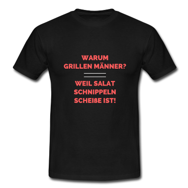 Grillen T-Shirt - Männer grillen