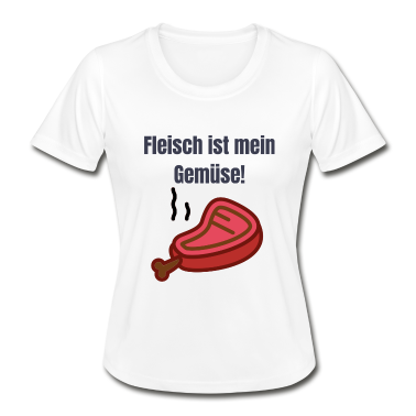 Grillen T-Shirt - Grillen Fleisch ist mein Gemüse lustiger Spruch