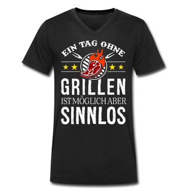 Grillen T-Shirt - Lustiger Grillspruch