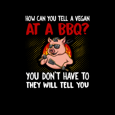 Motiv GRILLEN GRILL GESCHENK - Veganer Griller Schwein