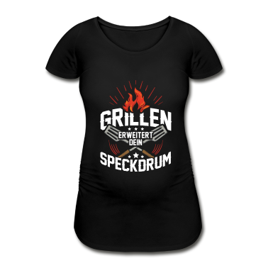 Grillen T-Shirt - Grillen erweitert dein Speckdrum. Lustiger Spruch.