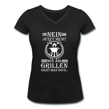 Grillen T-Shirt - Grillen Bbq Fleisch Grillparty Barbecue Gasgrill