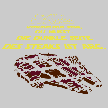 Motiv Grill Wars Schürze