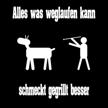 Motiv Grillen gegrillt Alles was laufen kann