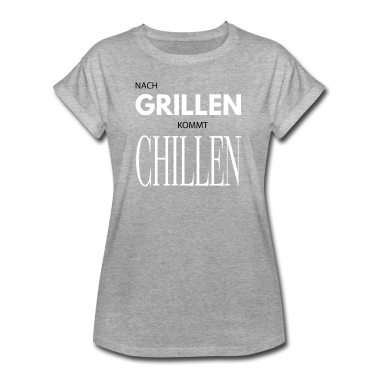 Grillen T-Shirt - NACH GRILLEN KOMMT CHILLEN LUSTIGER GRILLSPRUCH