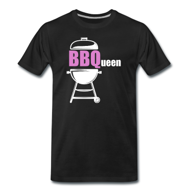 Grillen T-Shirt - Barbecue Queen BBQueen Grillen Geschenk Pink