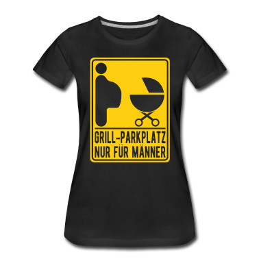 Grillen T-Shirt - Grillen Parkplatz Männer Humor