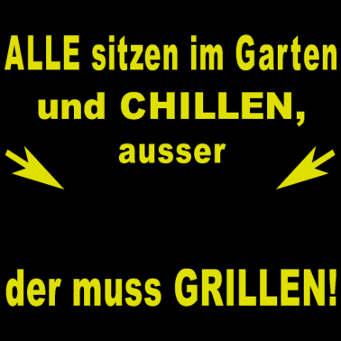 Motiv Lustiger Grill-Spruch