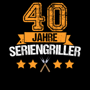 Motiv Serien Griller 40. Geburtstag 1981 Grillen BBQ