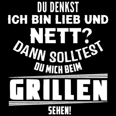 Motiv Lieb und Nett beim Grillen