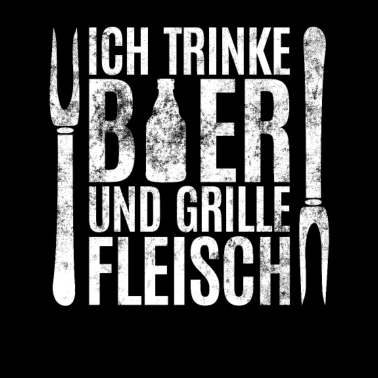 Motiv Sommer, grillen und Bier trinken - Männer Geschenk