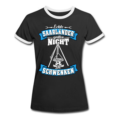 Grillen T-Shirt - Grillen Saarländer Schwenker schwenken Spruch