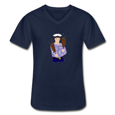 Grillen T-Shirt - Schaschlik Grillen BBQ Geschenk Comic Russisch