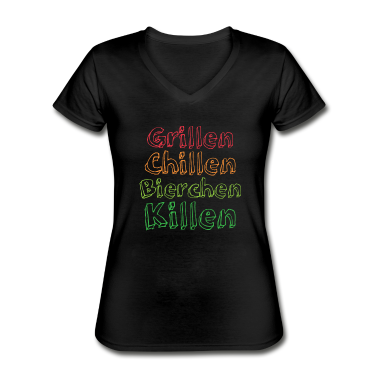 Grillen T-Shirt - GRILLEN CHILLEN BIERCHEN KILLEN