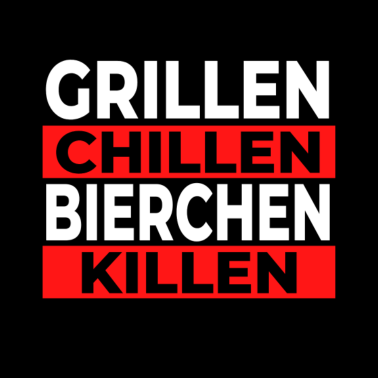 Motiv grillen chillen bierchen killen