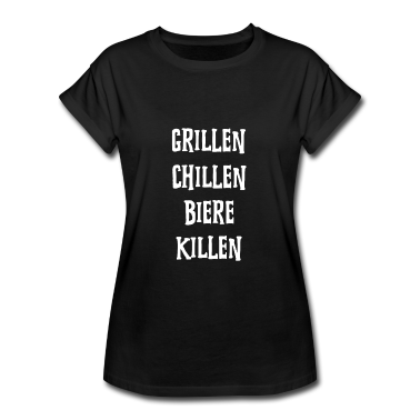 Grillen T-Shirt - Grillen Chillen Biere Killen