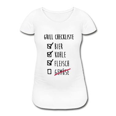 Grillen T-Shirt - Grill Checkliste