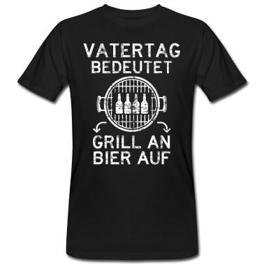 Grillen T-Shirt - Papa Vatertag Geschenk