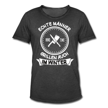 Grillen T-Shirt - Wintergrillen Grillen Grill Grillmeister Geschenk
