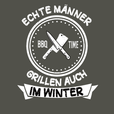 Motiv Wintergrillen Grillen Grill Grillmeister Geschenk