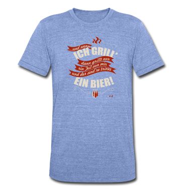 Grillen T-Shirt - wenn ich grill bier