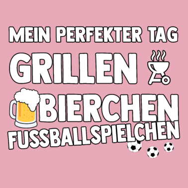 Motiv Grillen - Bier - Fussball