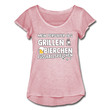 Grillen T-Shirt - Grillen - Bier - Fussball
