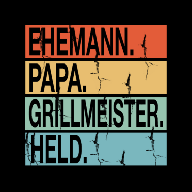 Motiv Ehemann Papa Grillmeister Held Grillen Vatertag