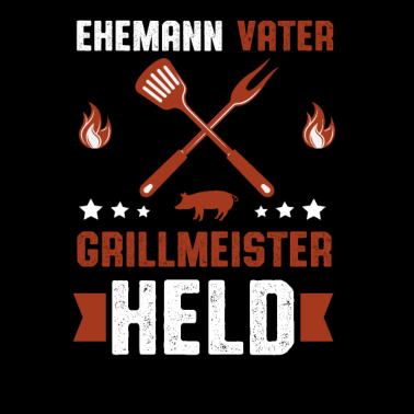 Motiv Daddy der Grillmeister