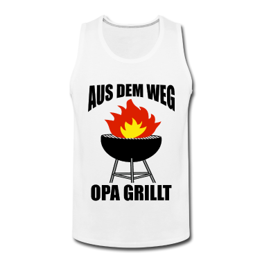 Grillen Tank Top - OPA GRILLT GRILLMEISTER