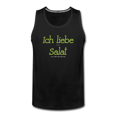 Grillen Tank Top - Lustiges Grill Sprüche T-Shirt Ich Liebe Salat