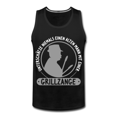 Grillen Tank Top - grillen griller bbq grillmeister spruch