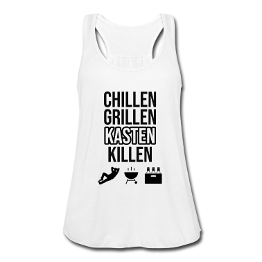 Grillen Tank Top - Chillen, Grillen, Kasten Killen