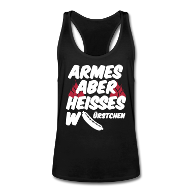 Grillen Tank Top - Heisses Würstchen Fleisch Grillen Geschenk Sprüche