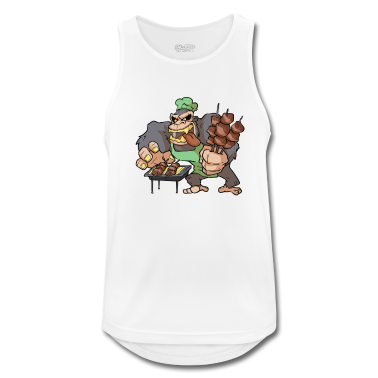 Grillen Tank Top - Grill BBQ Smoker Grillen Gorilla Spruch Griller