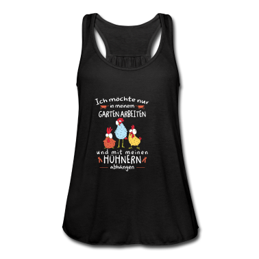 Grillen Tank Top - Im Garten arbeiten und mit Hühner abhängen
