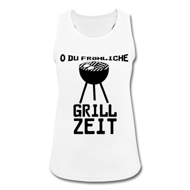Grillen Tank Top - O du fröhliche Grillzeit Grillen Party Geschenk