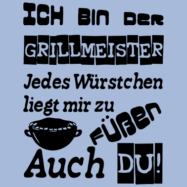 Motiv Grillmeister Spruch Grill grillen Geschenk Spruch