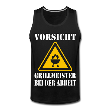 Grillen Tank Top - Grillmeister Grill Grillen Vatertag Geschenk