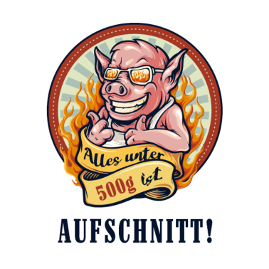 Motiv BBQ Grillen Grill lustiger Grillspruch Steak