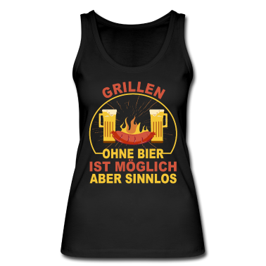 Grillen Tank Top - Grill Grillen Bierliebhaber Grillmeister Geschenk